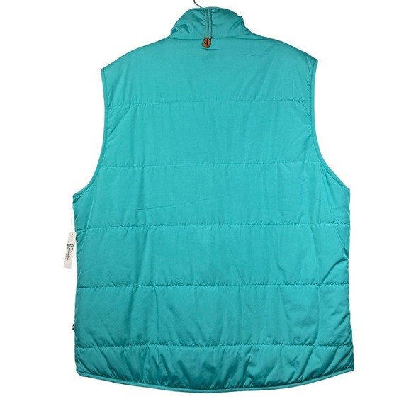 NWT Men's Nautica Puffer Vest, Teal Blue, Size XL - Picture 2 of 9